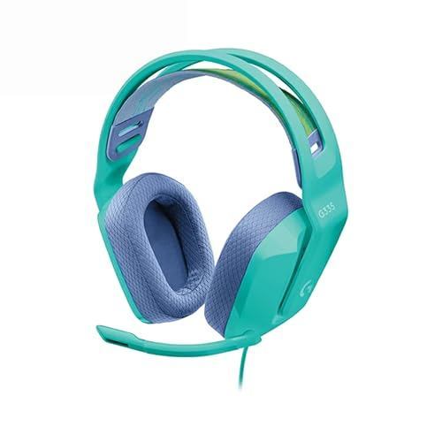หูฟังเกมมิ่ง Logicool G รุ่น G335 (G335MN) แบบมีสาย 3.5 มม. น้ำหนักเบา 240g (เคเบิลไม่รวม 222g) เสีย