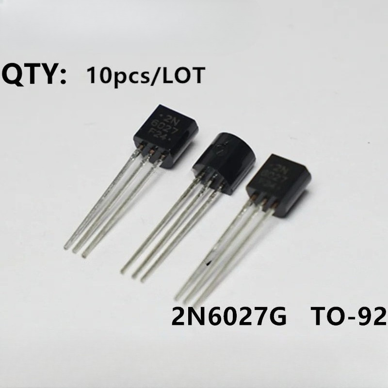 10 ชิ้น 100% ใหม่นําเข้า 2N6027G 2N6027 2N6028G 2N6028 TO-92 Triode