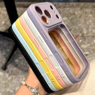 หรูหราอะคริลิคใสเคสโทรศัพท์สําหรับ ไอโฟน 11 12 13 14 15 16 17 มือโปร สูงสุด บวก อากาศ กันกระแทกกันชนใสกลับกรณีปก