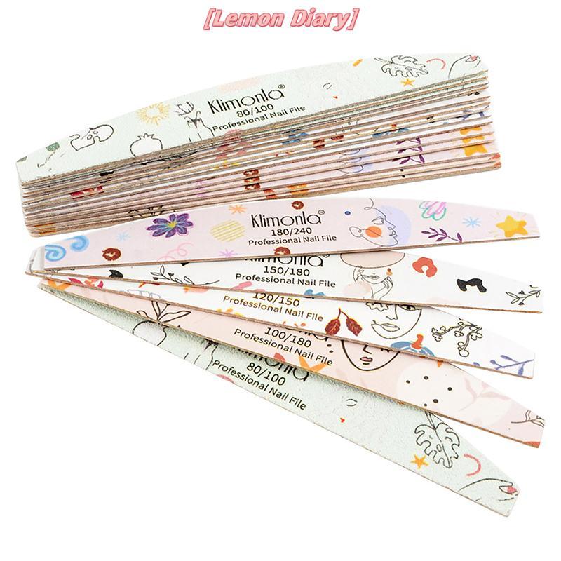 แอลดี| 10 ชิ้น Professional ตะไบเล็บไม้ 180/240 บัฟเฟอร์ไม้กระดาษทราย Blo เจลขัดขัดเล็บไฟล์ใหม่
