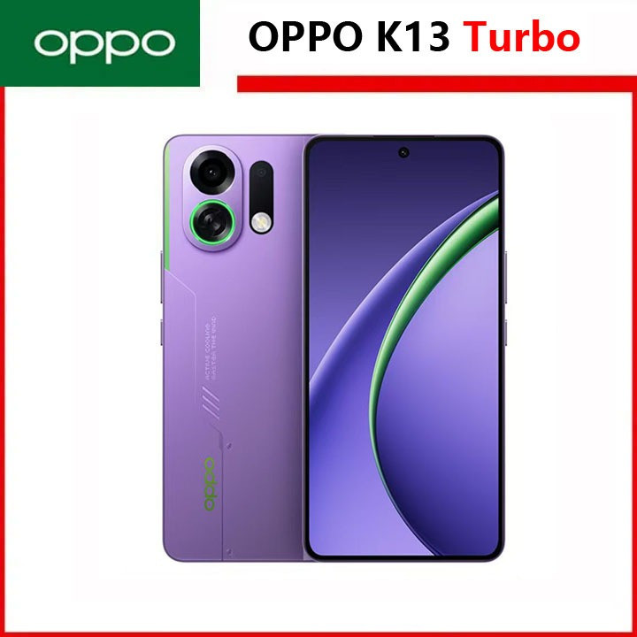 OPPO K13 Turbo Pro 5G สมาร์ทโฟน AMOLED 120Hz Snapdragon 8s Gen 4 ทุกสีสภาพดีโทรศัพท์มือสองต้นฉบับ