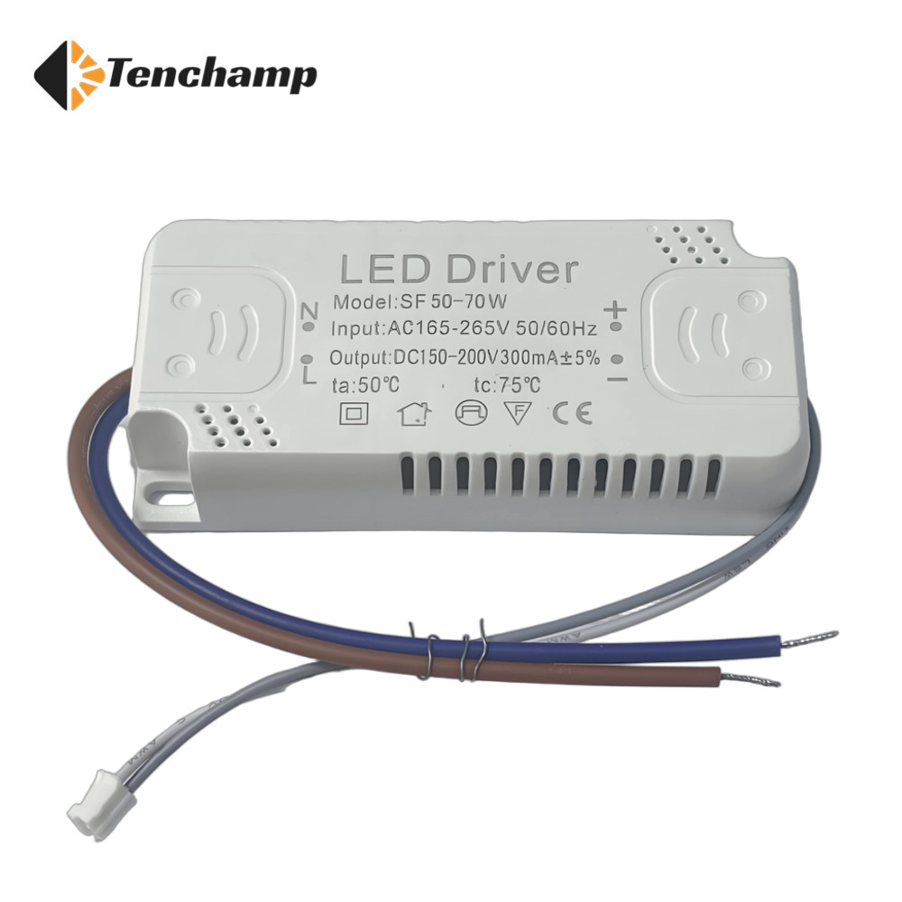Tenchamp LED ภายนอกแหล่งจ่ายไฟ Monochrome 8-24 W 20-36W 30-50W 36-60W 50-70W 60-80W 60-100W 80-120W 100-140W 120-160W 280MA 300MA