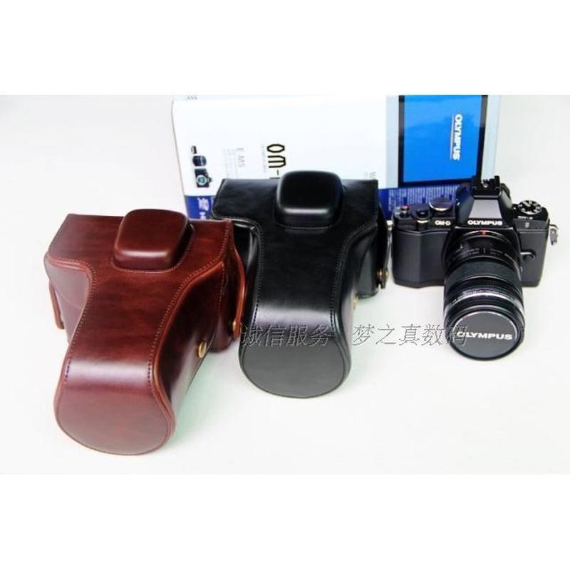 เหมาะสําหรับกล้อง Olympus EM5II เคสหนังเฉพาะ OMD EM10 กระเป๋ากล้อง E-M1 กระเป๋ากล้อง em5 em10ii กระเ