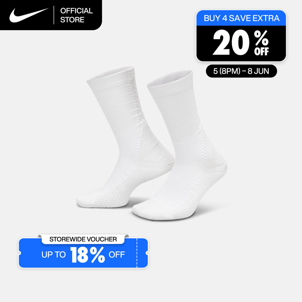 Nike Dri-FIT Unicorn ADV Cushioned Crew Socks (1 Pair) - White [FZ3399-100]
