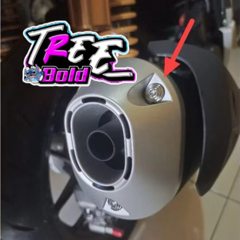 น๊อตท่อไอเสียสําหรับ pcx 160 สแตนเลส heng thailand