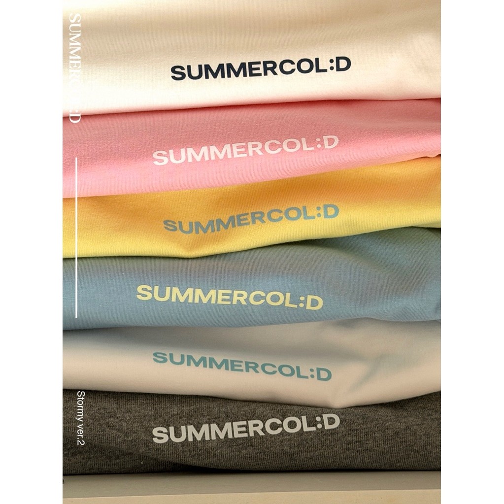 (สินค้าพร้อมส่ง) summercold - stormy baby tee ver.2