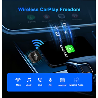 อะแดปเตอร์ CarPlay ไร้สาย 2 in 1 USB/Type-C รถ Dongle, Mini CarPlay Box Plug and Play, สําหรับ