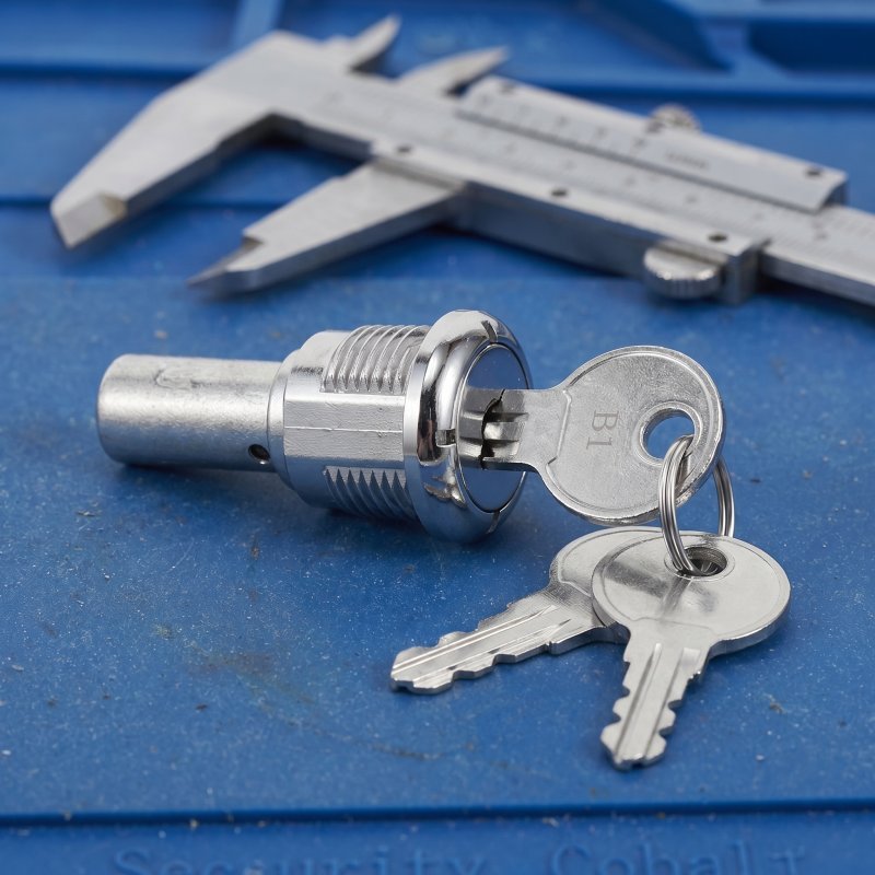 Gumball Machine Key Replacement กระบอกล็อคขนมขบเคี้ยวพร้อมปุ่ม Candy Universal junshaoyipin