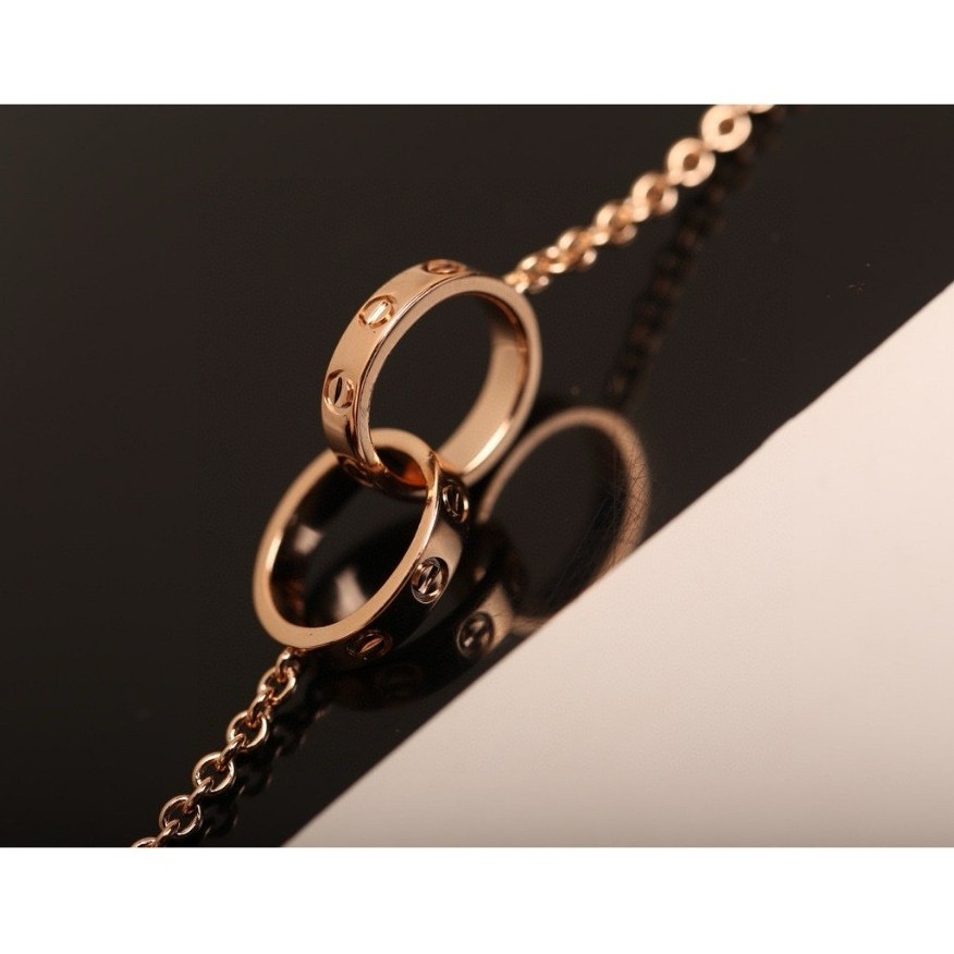 【พรีออเดอร์ 15 วัน】RRR L0ve สร้อยคอห่วงคู่