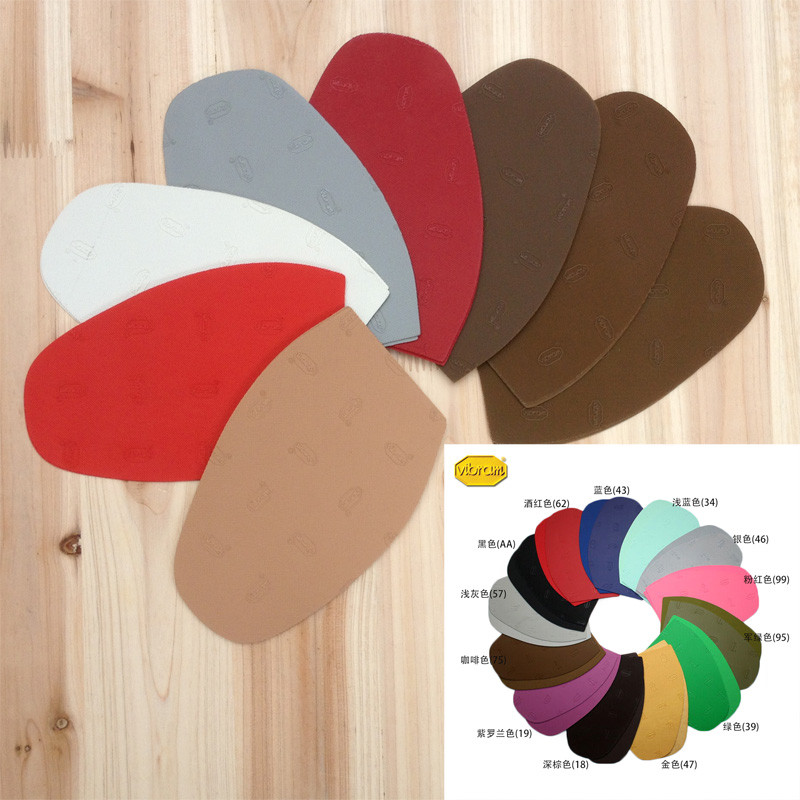 จัดส่งฟรีอิตาลี vibram Sole Ultra-Thin Forefoot สติกเกอร์ cl รองเท้าสีแดงของแท้หนังสติกเกอร์สวมใส่สว