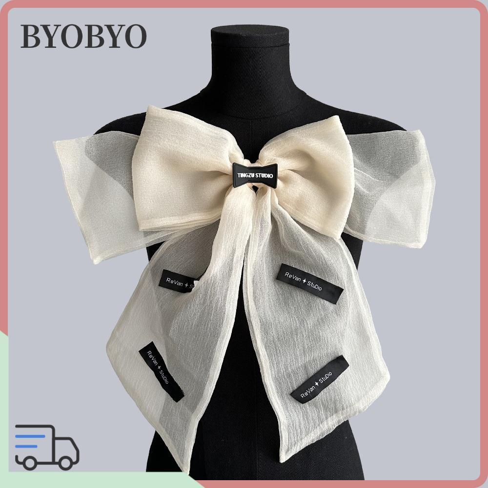 BYOBYO บายโย แพทช์ผ้าโบว์, แพทช์ซ่อมเสื้อผ้า ทําเอง สองชั้นดอกไม้ผ้าสติกเกอร์, ชุด ทําเอง ตกแต่งชุดแต่งงานปก
