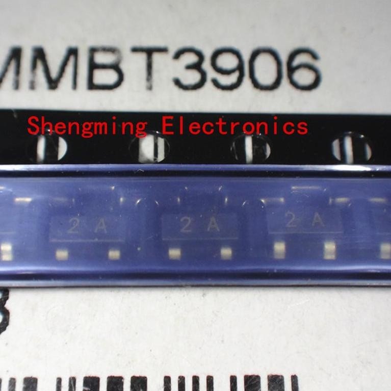 100 ชิ้น MMBT3906 2N3906 2A SOT-23 ทรานซิสเตอร์ SMD