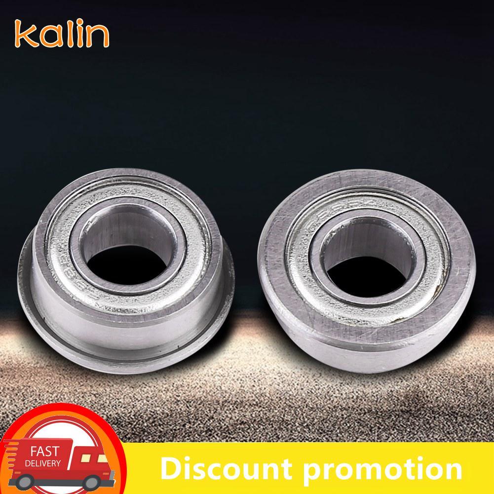 Kalin-th Kalin-th มินิโลหะเหล็ก Double SHIELDED Flanged Ball แบริ่ง 6135 มม.F686ZZ 10pcs