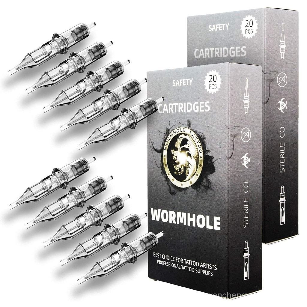 Wormhole ตลับเข็มสัก 50 ชิ้นสารพันตลับเข็มสักรอบผสม 3RL 5RL 7RL 9RL 11RL (50 ชิ้น #12 มาตรฐาน RL)