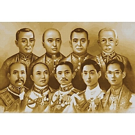 PINN SHOP ชุดปักครอสติช : พระมหากษัตริย์ 9 พระองค์แห่งราชวงศ์จักรี [SPV-Z]
