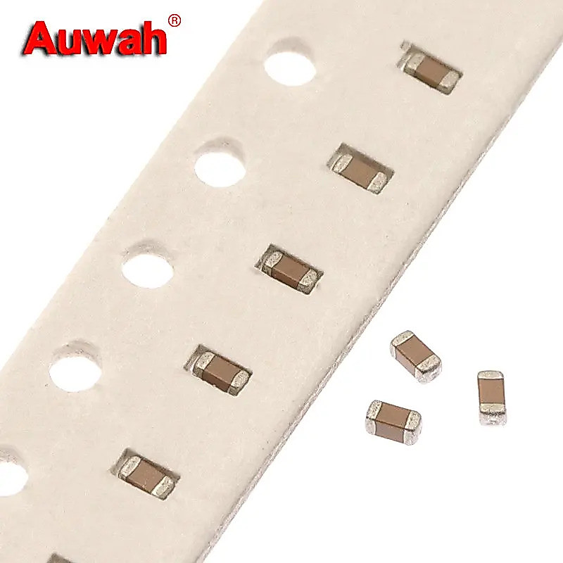 100pcs SMD เซรามิคความถี่สูงตัวเก็บประจุ NPO X7R 50V 0201 0402 0603 0805 1nF 1.2nF 1.5nF 1.8nF 2nF 2