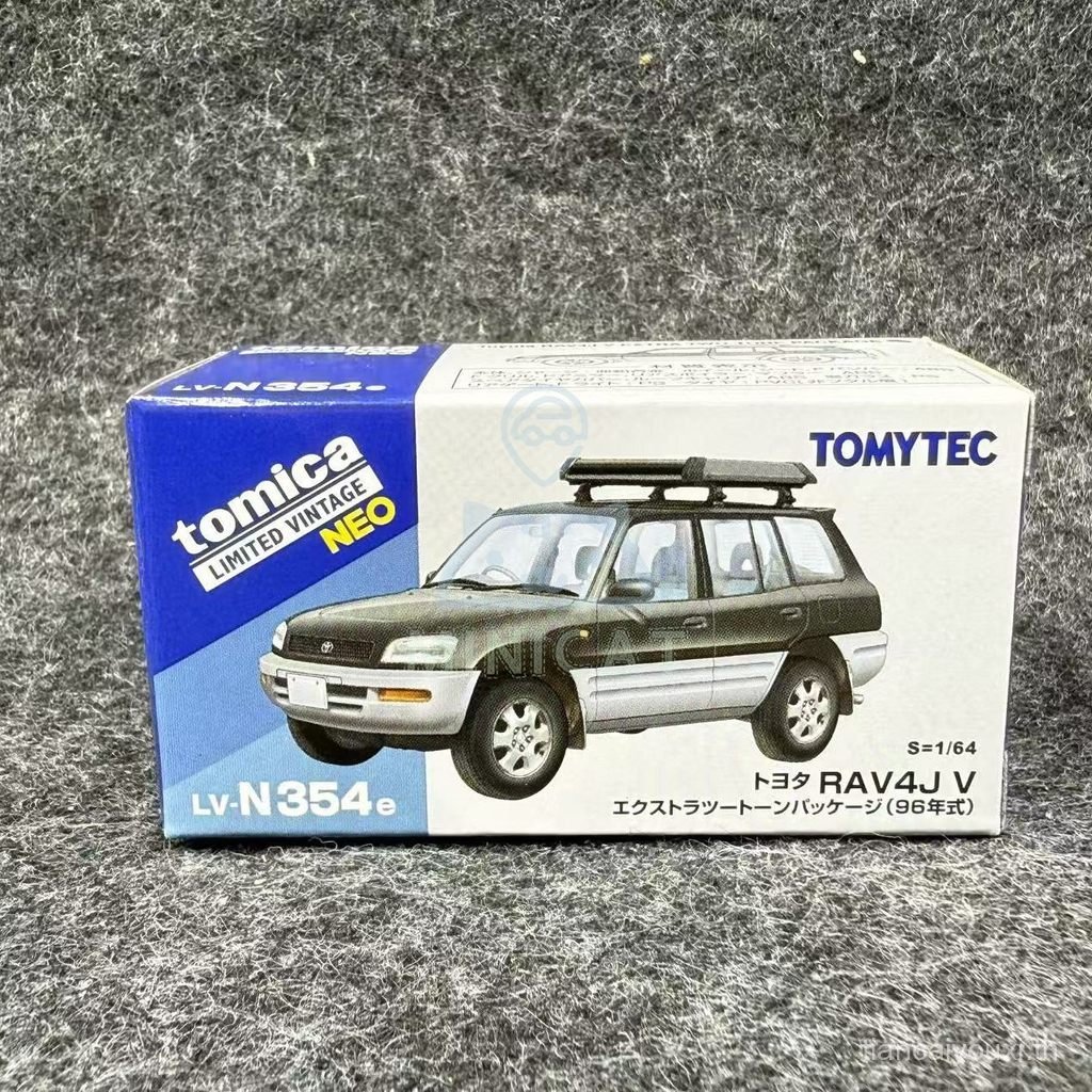 ขายร้อน May 26 Tomyt T-N354e Toyota RAV4J V 96 สไตล์สีดํา/เงิน R4EM