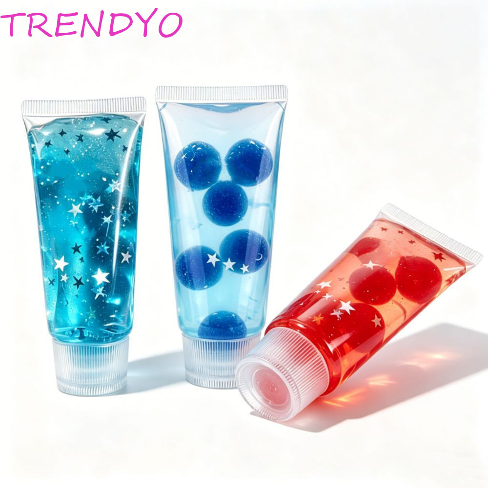 TRENDYO ยาสีฟันของเล่น Squishy, Shapeable Soft Elastic Facial Cleanser Fidget, ความแปลกใหม่ Sensory Pinch Non-Bounce Squishy ของเล่นเด็กและผู้ใหญ่