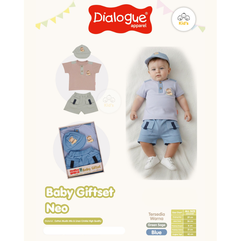 DAG3081 Dialogue Baby Giftset Neo