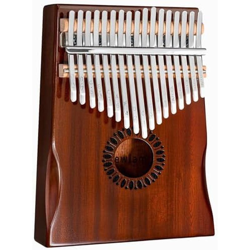 Newlam เปียโนนิ้วหัวแม่มือ Kalimba 17 คีย์, ของขวัญเปียโนนิ้ว Mbira แบบพกพาสําหรับเด็กและผู้ใหญ่เริ่