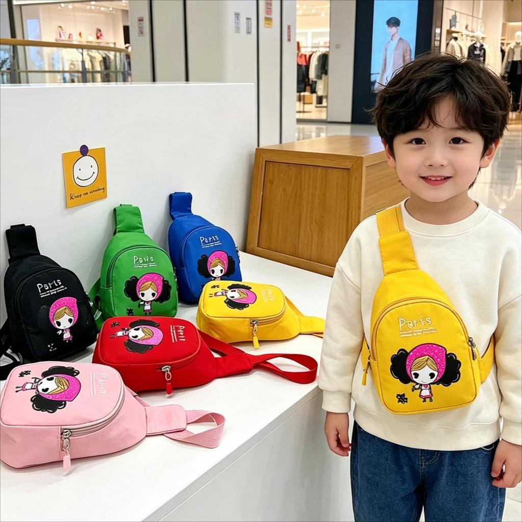 HIH-shop กระเป๋าสะพายข้างเด็ก กระเป๋าคาดอกเด็ก KT8281