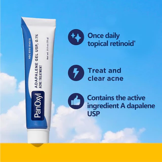 ⭐ PanOxyl Gel USP, 0.1% (15 g) Retinoid Gel เจลแต้มสิวสุดฮิต ลดสิวทุกชนิด ผิวมัน จัดส่งไว 🚀