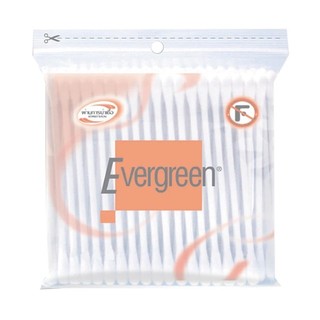 เอเวอร์กรีน สำลีก้าน Evergreen Cotton Bud 100Pcs.