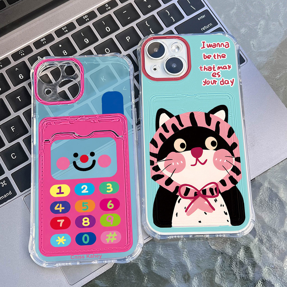 Card Holder เคส For Samsung A57 A56 A07 A17 5G A37 A36 A55 5G A05S A06 A26 A16 A05 A23 A15 A22 A12 A54 A34 A35 A52 A25