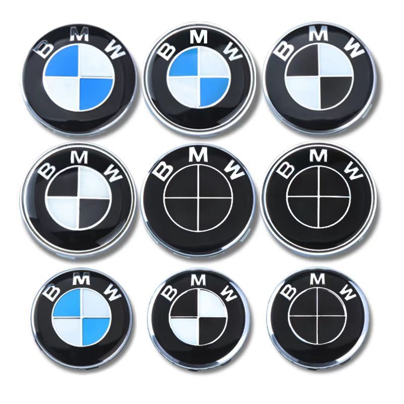 เหมาะสําหรับ BMW Hub Cap 1 Series 3 Series 5 Series 7/X1X3X4X5X6 ฝาครอบล้อ Hub Center Cap โลโก้ 9A3J