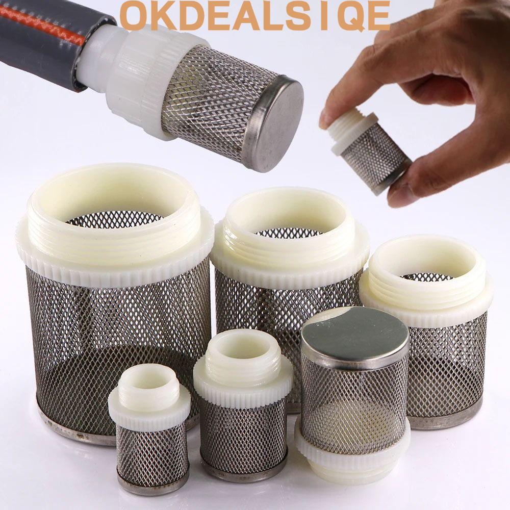 OKDEALS1QE 1 ชิ้นท่อกรอง,น้ําทําความสะอาดปั๊มน้ํา Fitting ตาข่ายกรองหน้าจอ, Joint Percolator 1/2" 3/4" 1" 304 สแตนเลสกรอง