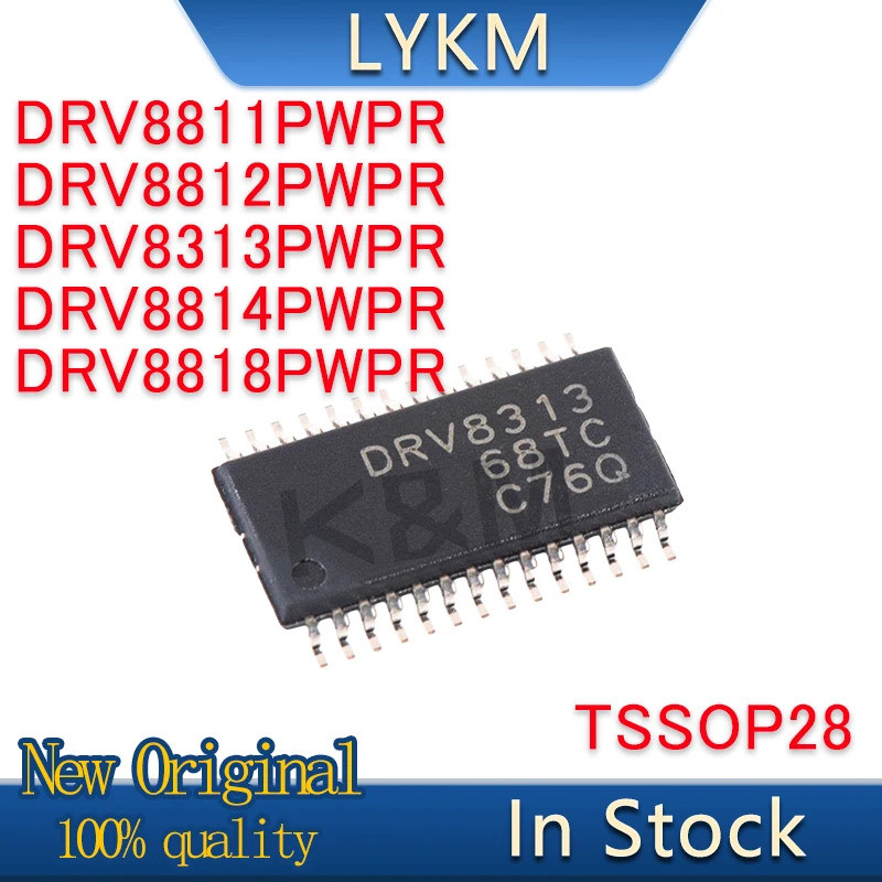 5/PCS ใหม่ DRV8313PWPR DRV8313 DRV8812PWPR DRV8812 DRV8811PWPR DRV8811 DRV8814 DRV8814 DRV8818PW ลอจ