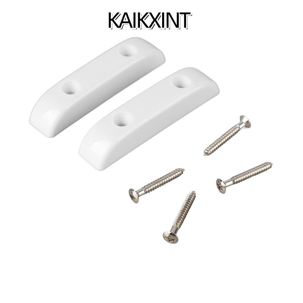 IKIKAXIN 4PCS Bass Thumb REST,น้ําหนักเบาพลาสติกเบสกีตาร์ Thumb REST, Anti Slip White Bass Finger RE