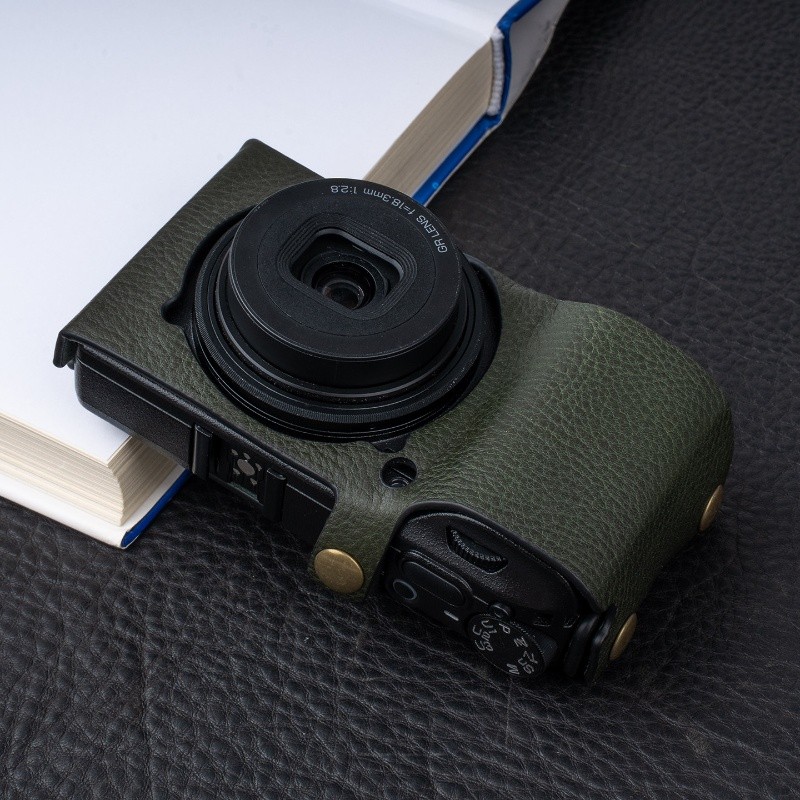 เหมาะสําหรับ Ricoh gr4 กล้องป้องกันกรณี gr4 รวมทุกอย่างซองหนัง gr4x hdf กระเป๋าเก็บ Lanyard อุปกรณ์เ