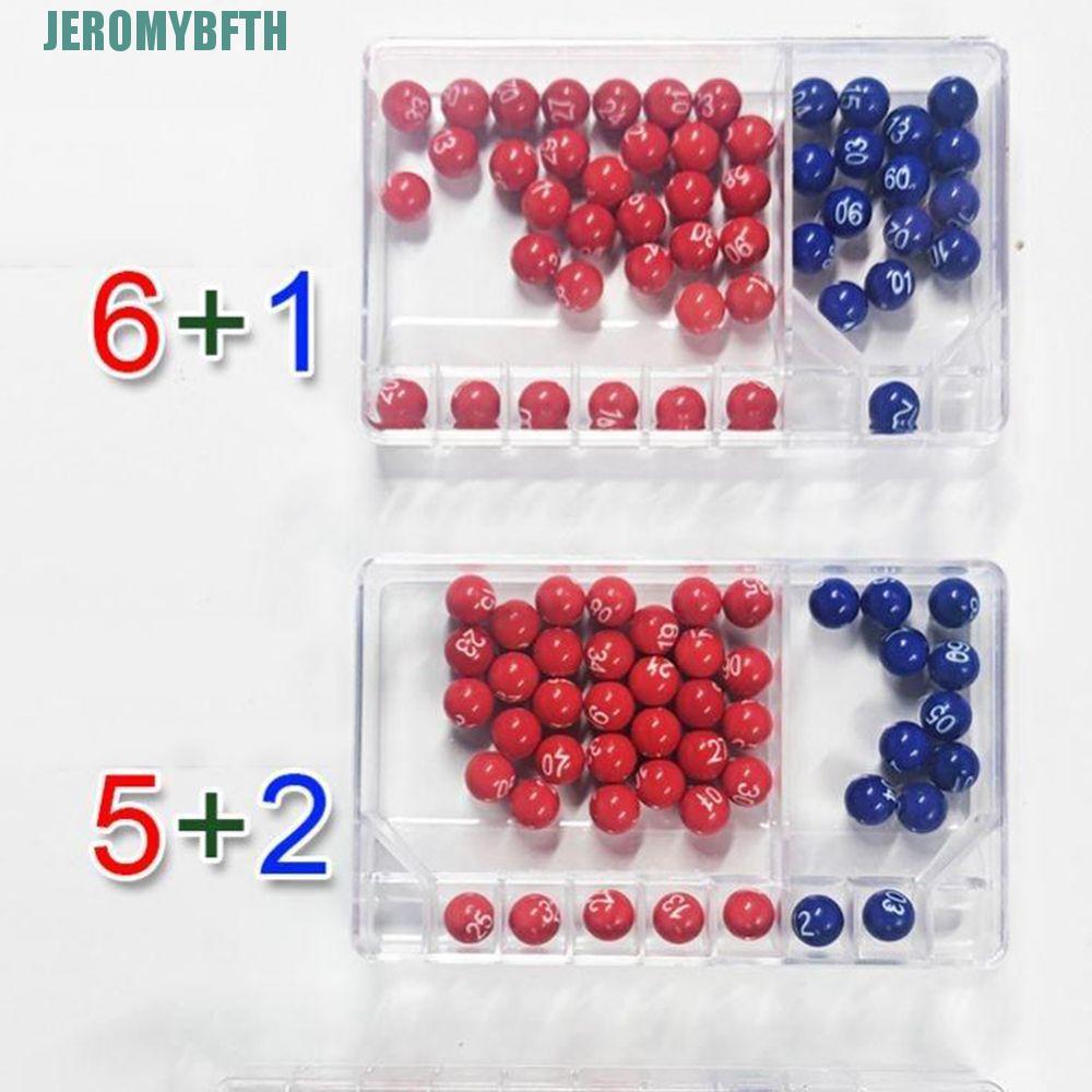 JEROMYBF Lucky Lottery ของเล่น Jackpot มินิแบบพกพา 5+2 6+1 เกมปาร์ตี้ Fortunate Bingo เกม