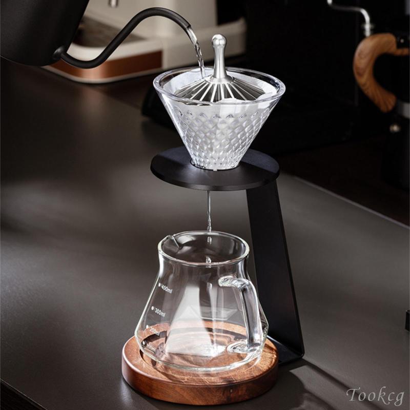 [Tookcg] กาแฟกรองรูปร่าง Retainer Assistant เครื่องมือมืออาชีพสแตนเลสความทนทานอุปกรณ์เสริมสําหรับร้านอาหารหน้าแรกห้องครัว