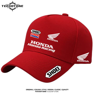 🧢 【หมวกเบสบอลขายดีที่สุด】 หมวกเบสบอล Honda ฮอนด้า ฮอนด้ารถจักรยานยนต์ปรับผ้าฝ้ายหมวกเบสบอลผู้ชายและผู้หญิงถนนหมวกเบสบอล