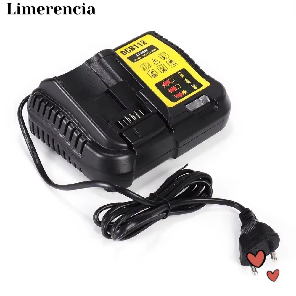 IFFINE อะแดปเตอร์แบตเตอรี่,พลาสติก 18V 20V แบตเตอรี่ลิเธียม Charger, Converter ฐาน DCB112 อุปกรณ์เสริมเครื่องมือไฟฟ้าสําหรับ DeWalt แบตเตอรี่ Fast แท่นชาร์จ Repalcement