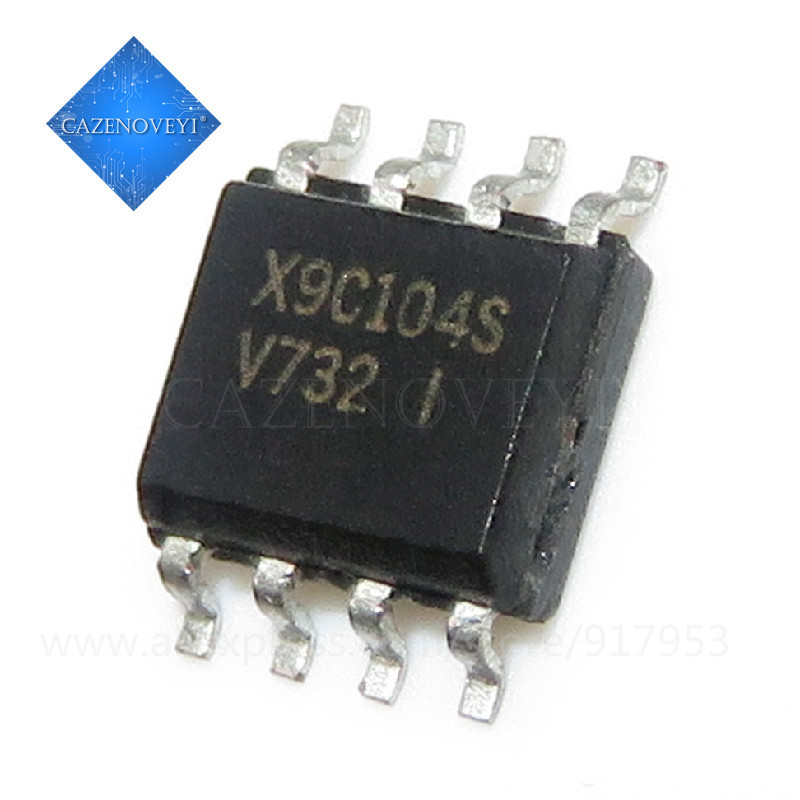 5 ชิ้น X9C104SI X9C104S X9C104SZI Digital potentiometer X9C104 IC SOP-8 ชิป