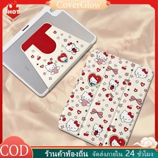 🚀จัดส่งทันที🚀เคสไอแพด การหมุน360องศา Hellokitty Gen12 Pro13 Air7 13 Gen9 Air6 11 เคส For iPad Gen9/8