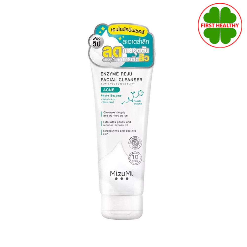 MizuMi Enzyme Reju " วิปโฟม Acne " Facial Cleanser Acne (1 หลอด 100 ml.)