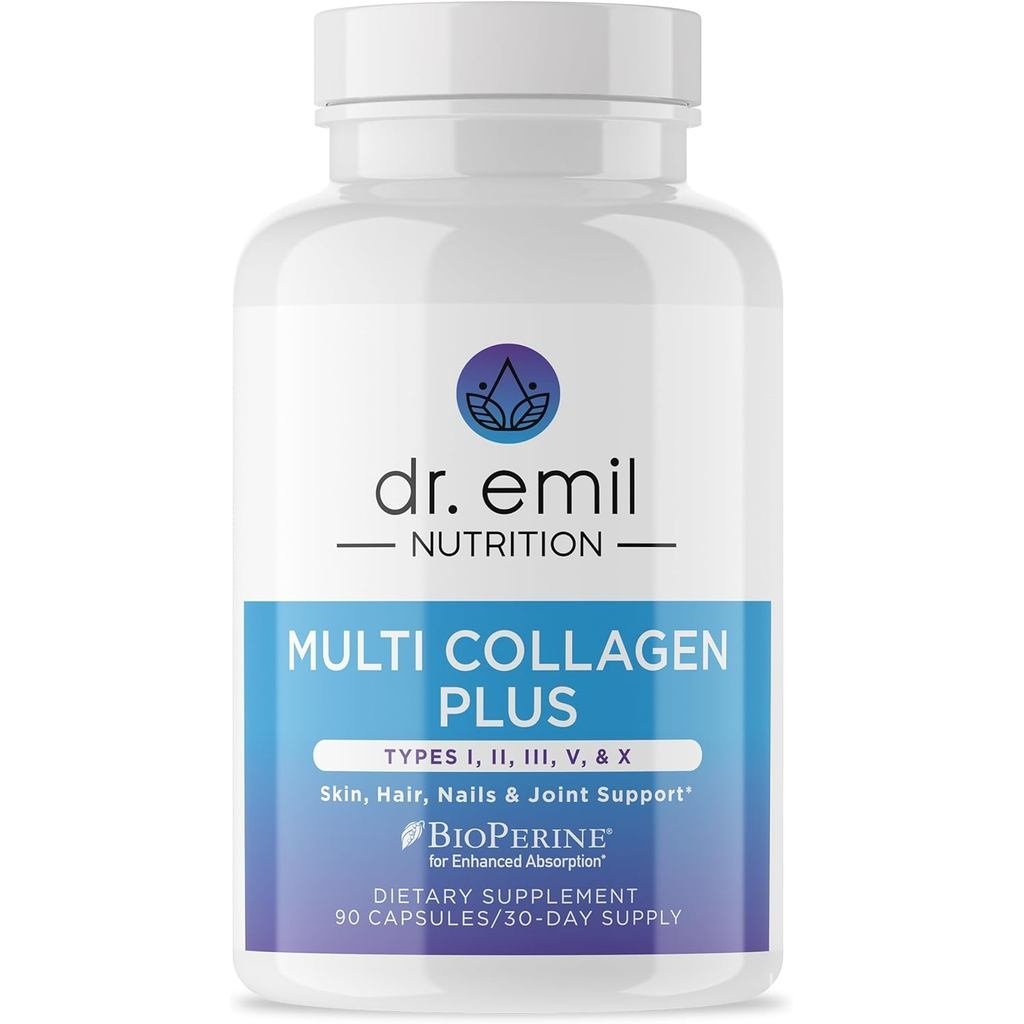 ดร. EMIL NUTRITION เม็ดคอลลาเจนหลายตัวสําหรับผู้หญิง | คอลลาเจนเอส | Port Hair Skin Nails & Joints |