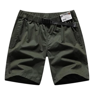 🚀ขายดี🚀URBAN PIPE สายรัดปรับได้ กางเกงขาสั้นผู้ชาย 28-34 ยาวเลยเข่า เอวยางยืด Plain Cotton Shorts 3257