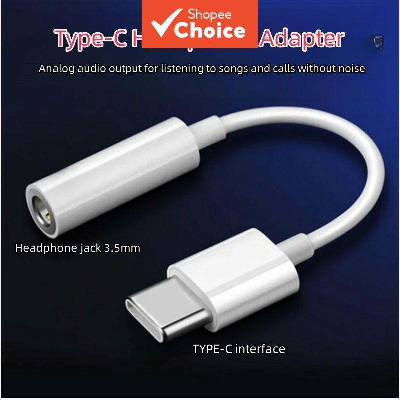 อะแดปเตอร์แปลง USB-C เป็นแจ็คเสียง 3.5 มม. สําหรับโทรศัพท์แอนดรอยด์