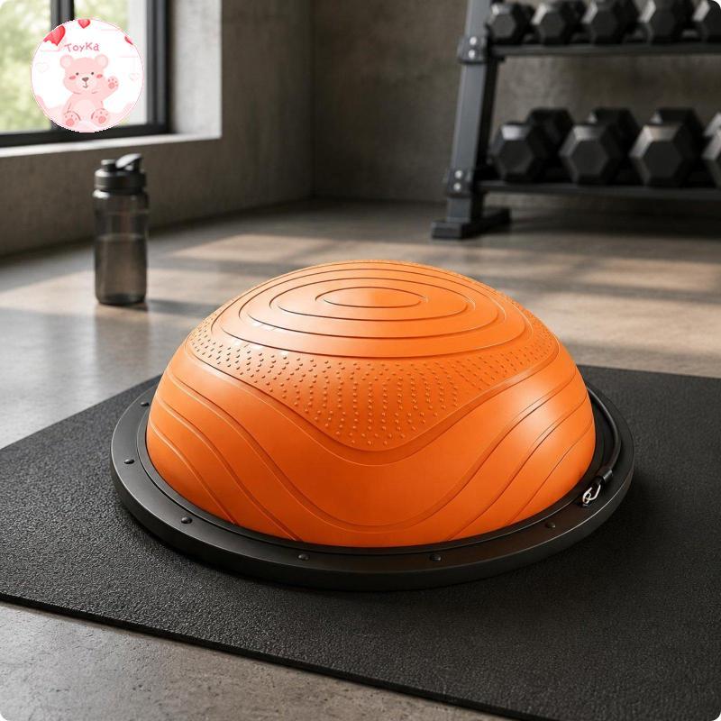 [Whbadguy] Half Balance Ball Core Trainer Textured Dome Balance Training Ball สําหรับออกกําลังกายที่