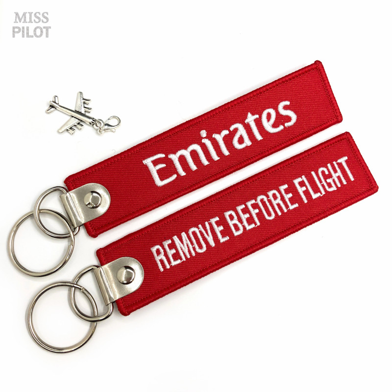 United Arkways Emirates Emirates ลบพวงกุญแจ Flight Captain United Passenger จี้ของที่ระลึก