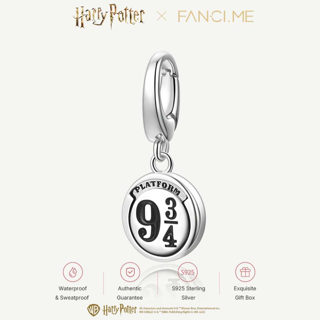 Harry Potter x FANCIME Platform 9¾ เครื่องรางเงินสเตอร์ลิง