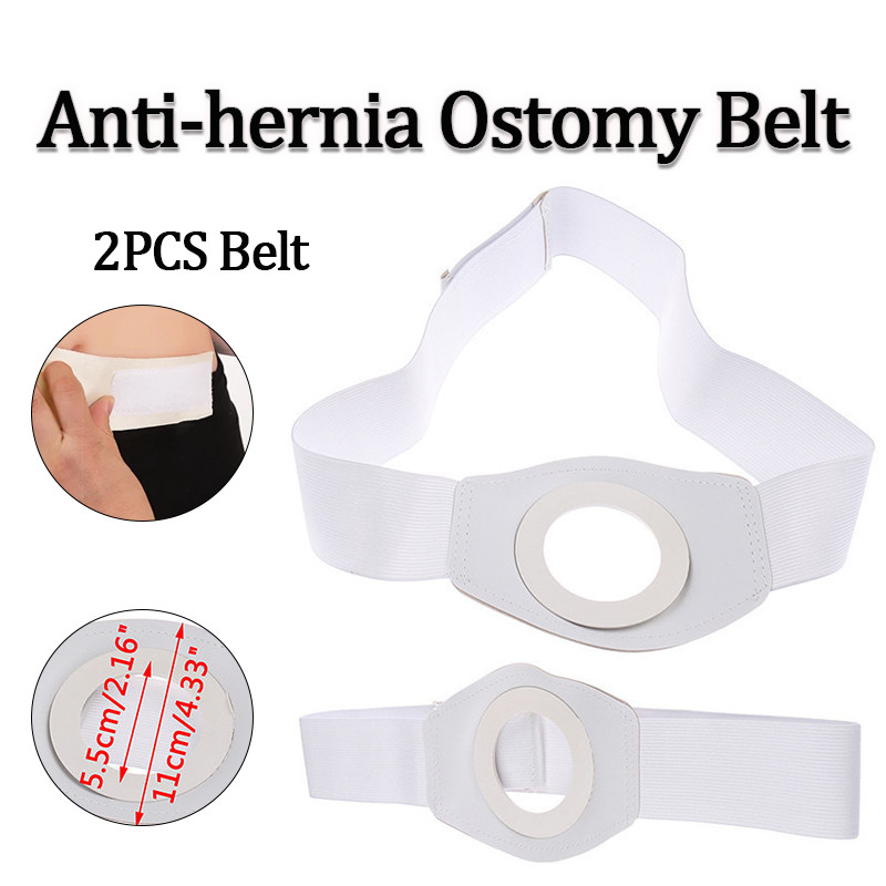 ความยืดหยุ่น Ostomy เข็มขัด Anti-hernia Stoma เข็มขัดเอวปรับ Breathable หน้าท้อง Hypoallergenic เข็มขัด