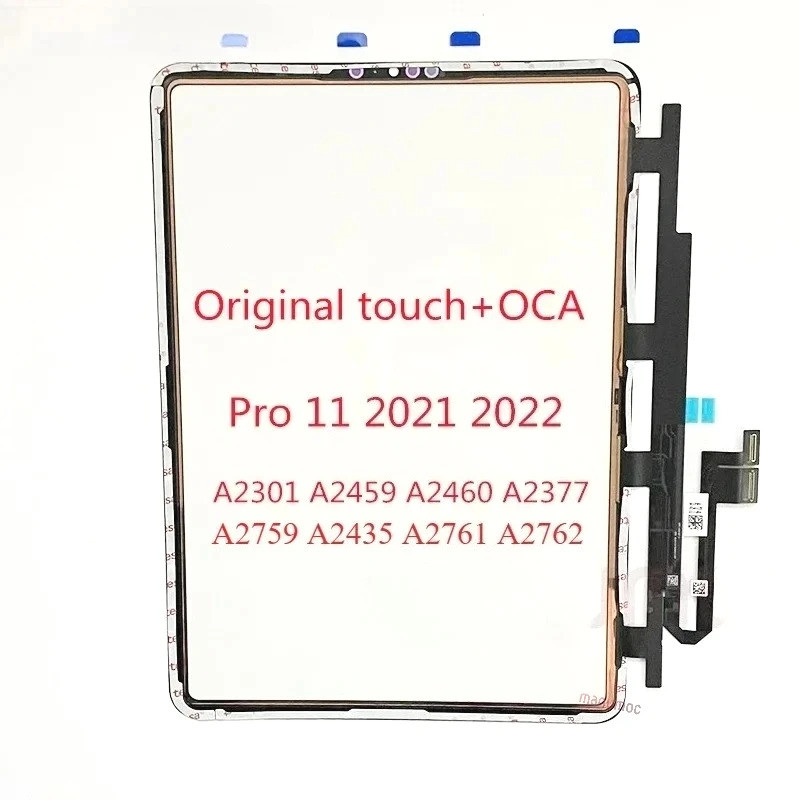 Ori Glass Touch Screen Digitizer OCCA กรอบสติกเกอร์สําหรับ iPad Pro 11 2021 2022 A2301 A2459 A2460 A