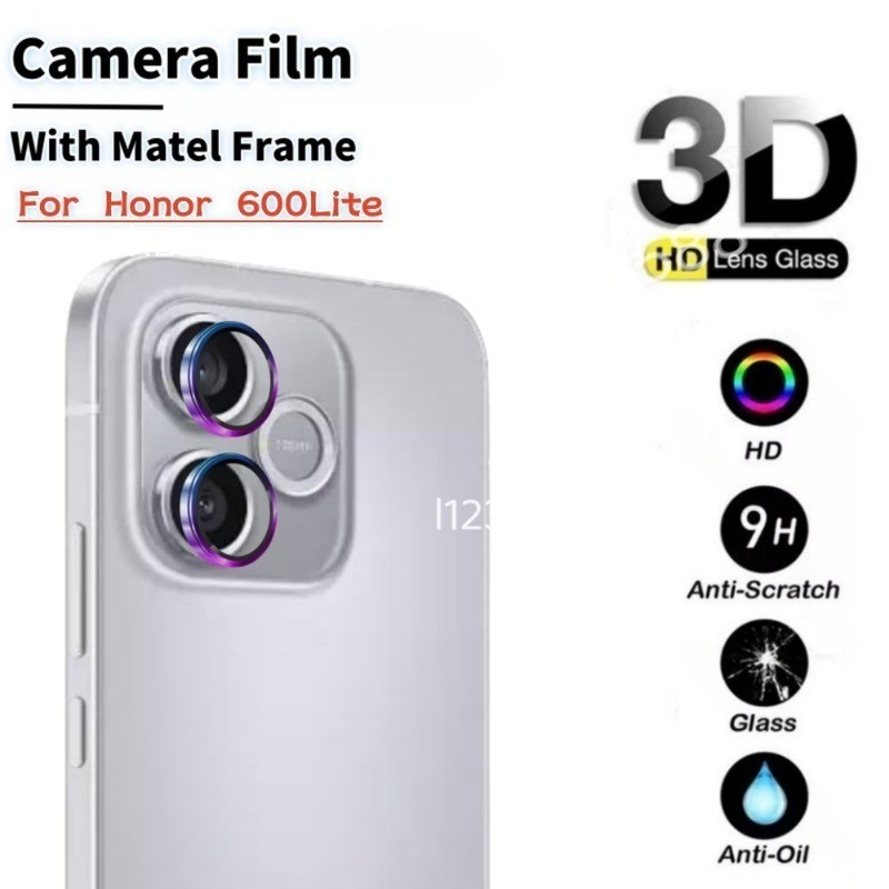 สําหรับ Honor 600Lite 500Pro 600 500 CD อลูมิเนียมกล้องเลนส์ Protector แหวนสําหรับ Honor X80i 600 50