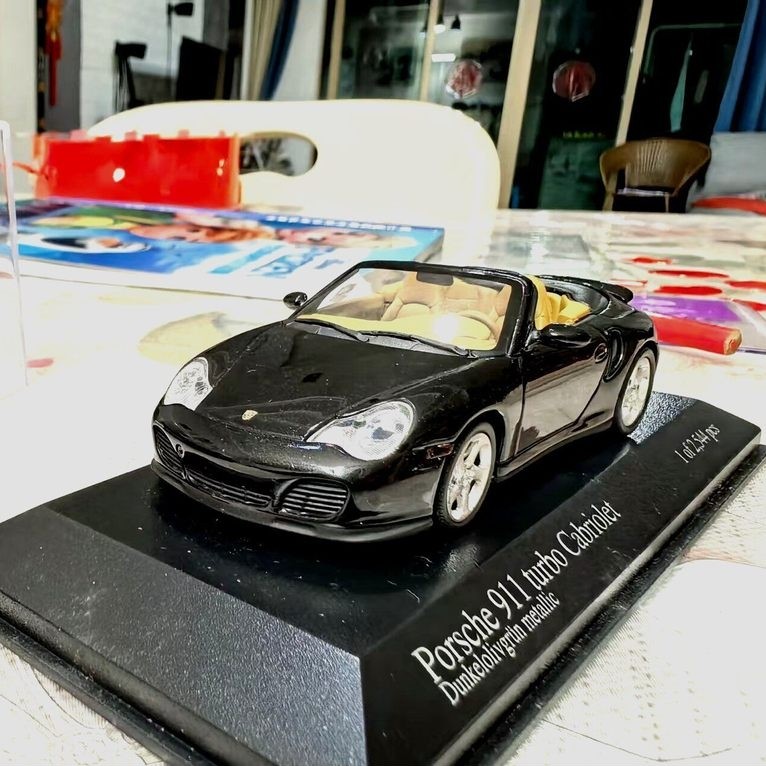 Mini Cut minichamps 1/43 Original Package Porsche carrera 911 993 turbo S Lacquer Surface ทรายบางส่ว
